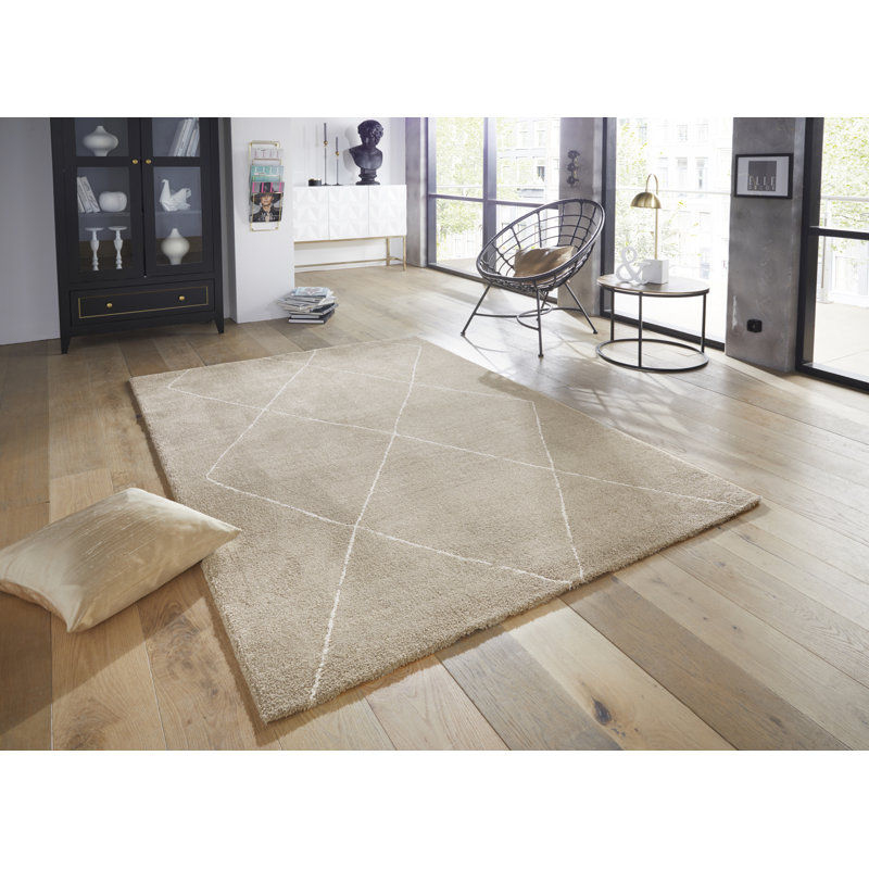 Massy Cream Rug, Rectangle 120 x 170cm
