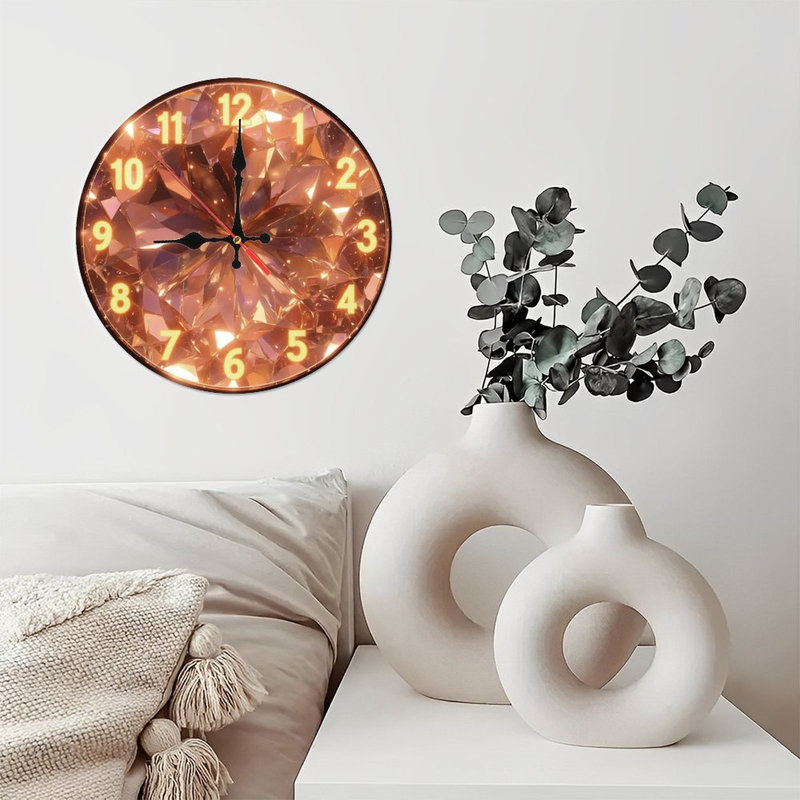 Horloge à diamants