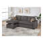 Canapé modulaire convertible en tissu Dorris-287719468