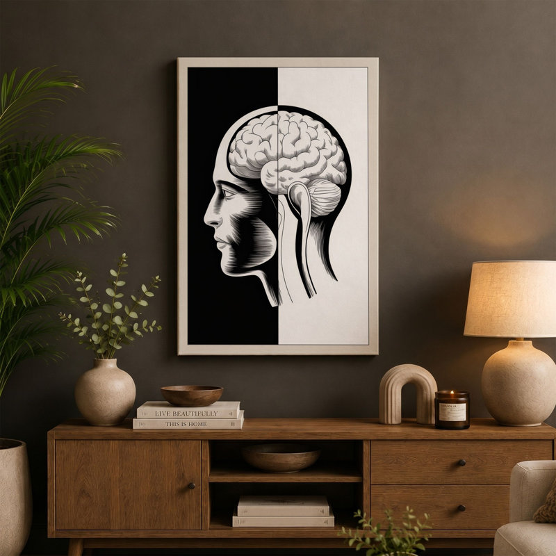 Print, 18x12 - 45.7 x 30.5 cm, Terracotta Border