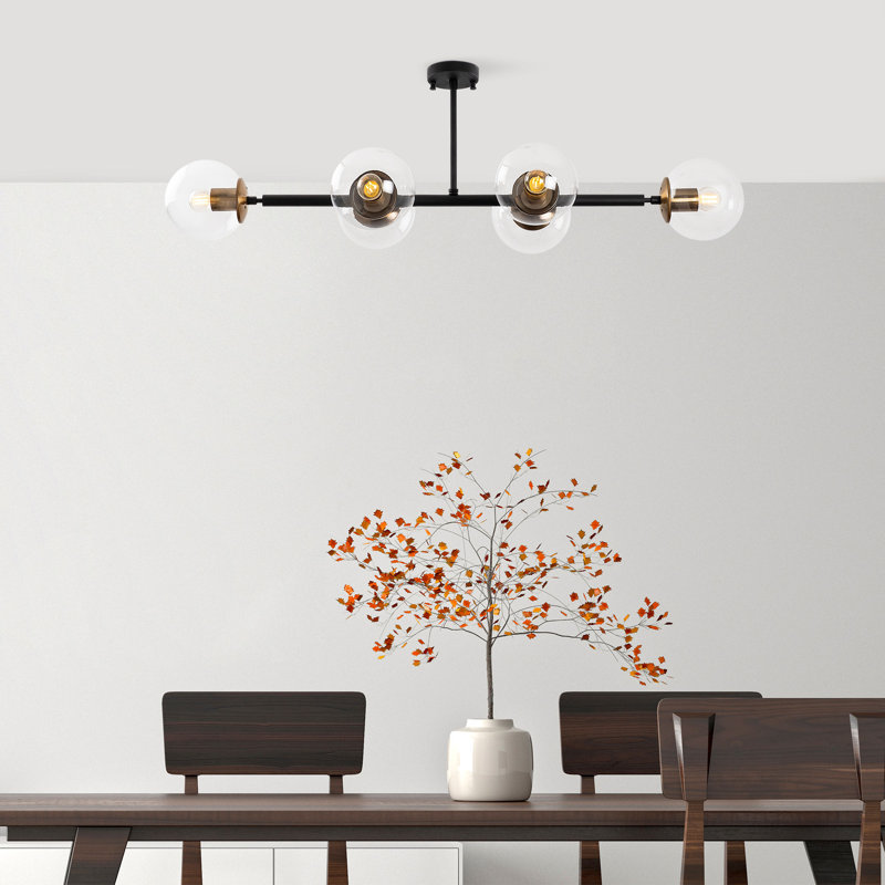 Luper 6 - Light Kitchen Island Pendant, Black