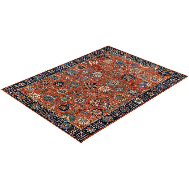 Serapi One-of-a-Kind 9'1" x 11'11" Hand Knotted Area Rug
