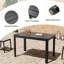 Ensemble de salle à manger rectangulaire pour 6 personnes 46,1 po Cadeisha-1416134086