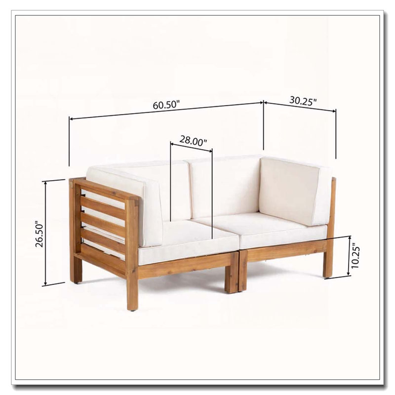 ENSEMBLE DE SIÈGE D'AMOUR 2 pièces, Beige