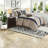 Luxury 7 Piece Polyester Queen Bedding Sets, Modern Jacquard Home