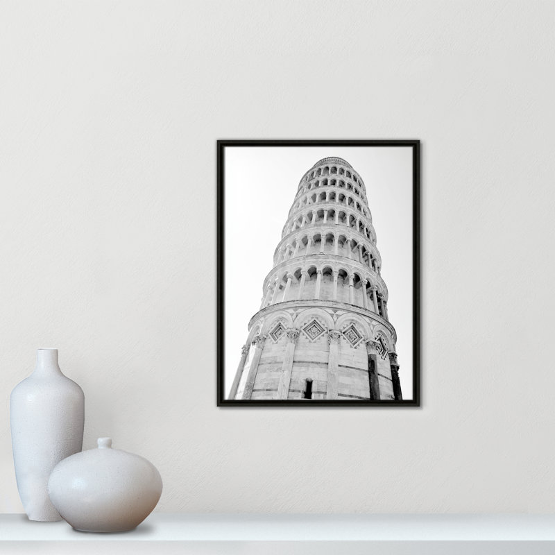 Iconic City Collection "Pisa" par Natalie Carpentieri, Cadre flottant espresso, Non, H 25,5 po x l 19,5 po x P 2 po