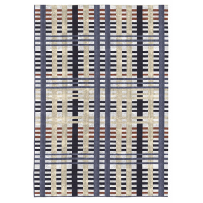 Teppich Albers in Blau