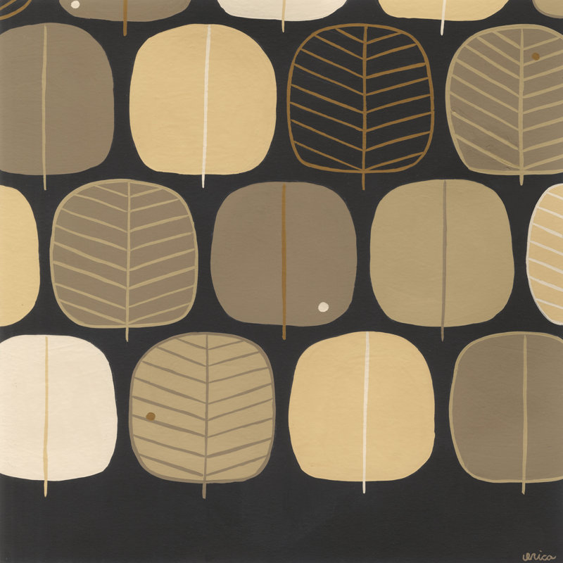 Woodland Motif IV - Wrapped Canvas Print, 30cm H x 30cm W x 3.8cm D