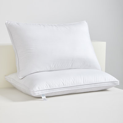 Oreiller en duvet d'oie doux et moyen