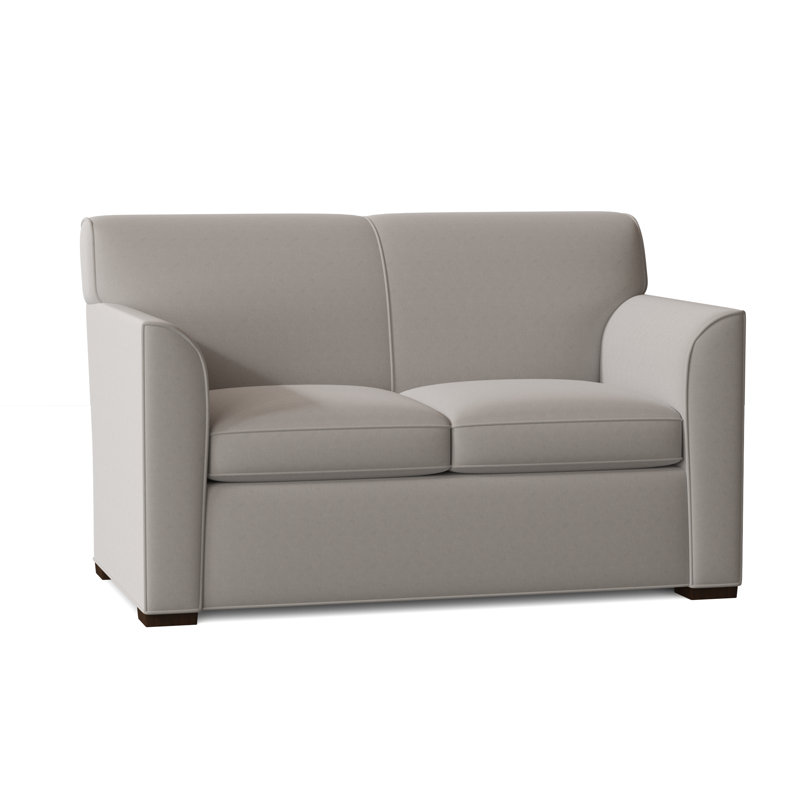 Brunswick Cotton Loveseat, Bailey Ld Stone, Café