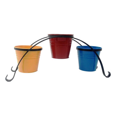 Brock Metal Pot Planter