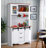 OS Home And Office Furniture Countryside Barn Door Buffet With Two Sliding Barn Doors And Three Drawers