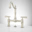 Bridge Widespread Bathroom Faucet with Lever Handles-72887811