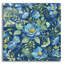 Art mural en verre acrylique épique «Botanical Blue Pattern Ib» par Silvia Vassileva, 24 po x 24 po-117481493