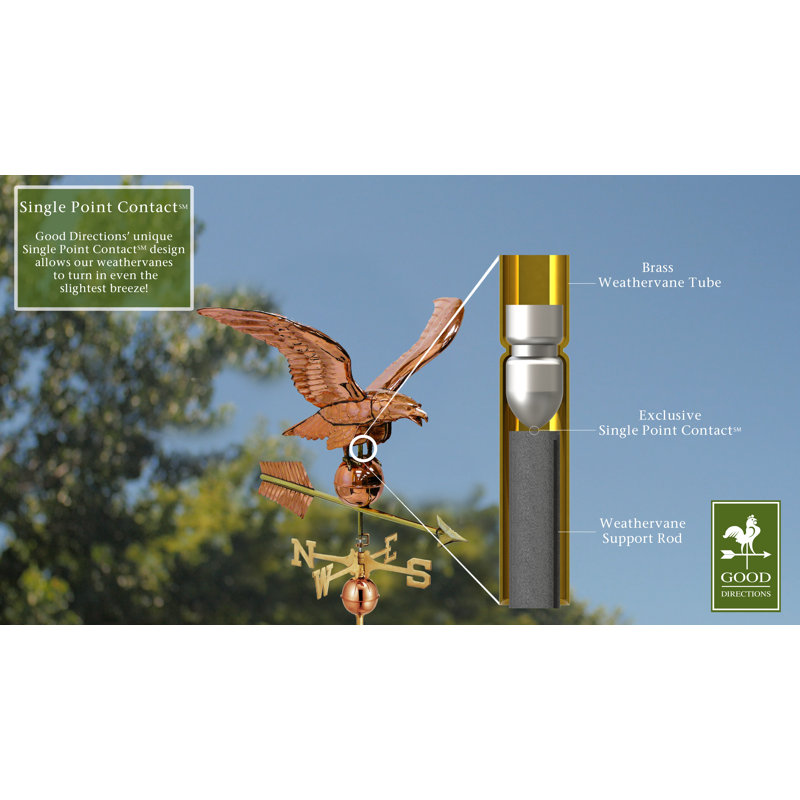 Whately 50'' H Metal Animals Weathervane