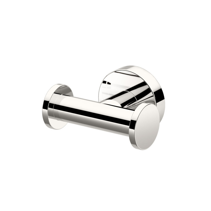 Glam Wall Mounted Double Robe Hook | Bathroom Towel, Robe Hook, Polished Nickel
