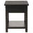 Castleton Distressed Java 1-Drawer Wood End Table With Shelf(Only Including Coffee Table)