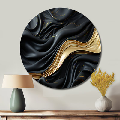 Philippe - Abstract Round Metal Wall Art