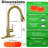 Pull Down Touchless Single Handle Kitchen Faucet with Deck Plate-121465093