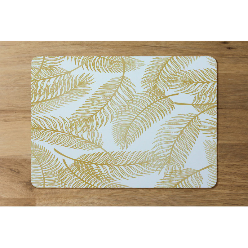 Ringo Wood, Polyester Floral Rectangle Placemat