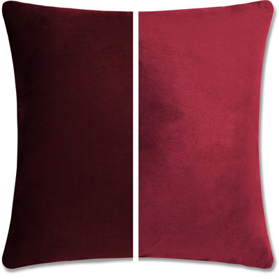 Microsuede Outdoor Reversible Throw Pillow