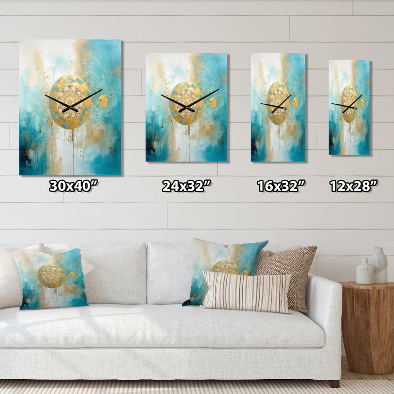 Très grandes horloges murales Divine Mandala, Moyen