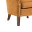 Velour Upholstered Armchair-1187404963