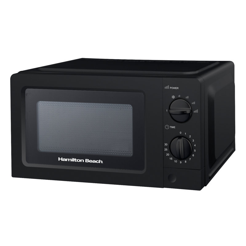 700W 20L Standard Microwave, Black