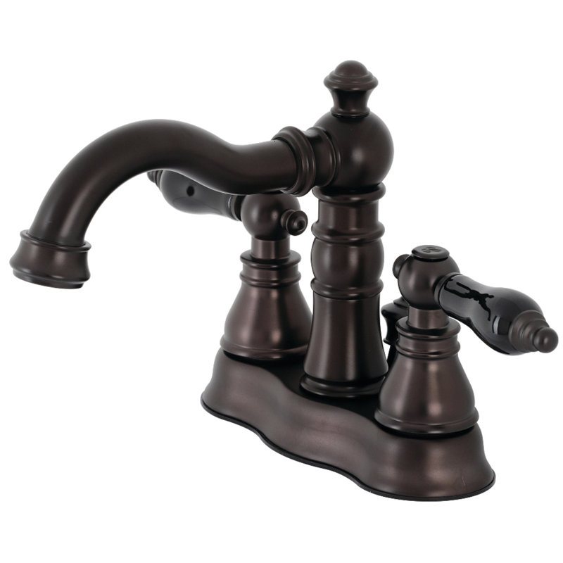 Robinet de salle de bain American Patriot, Bronze huilé / noir