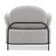 Fauteuil à oreilles, gris