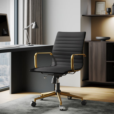 Fauteuil de conférence ergonomique à dossier moyen Rogalski