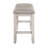 Modern Farmhouse Counter Height Dining Bench Upholstered Seat Wooden Furniture 1Pc