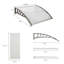 Auvent avant de porte standard en plastique 3 pi 4 po x 2 pi 7 po-71425462