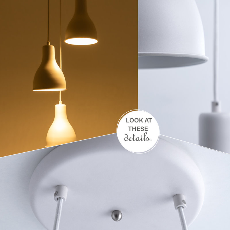 Poirier 3 - Light Cluster Pendant, White
