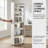 7-tier Slim Rolling Storage Cart – Mobile Pull-out Organizer For Kitchen, Pantry & Narrow Spaces-123348049