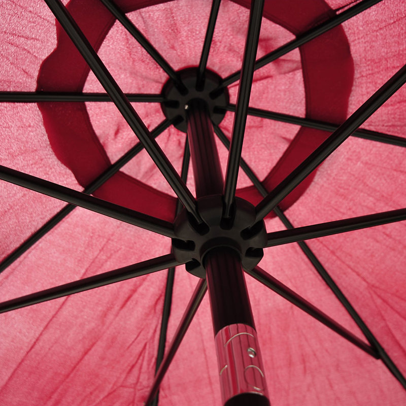 Midwest 295cm Tilt Market Parasol, Wine Red