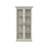 69.3"H Wood China Cabinet With Glass Doors & LED Lighting