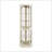 Lighted Corner Curio Cabinet - Display Case For Living Room, Antique Collectibles, Wine & Bar Glass Storage - Elegant Corner Design With Lights Included- White-1001285551