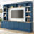 Entertainment Center With Bookshelves, 6 Drawers And 2 Cabinets-109572711