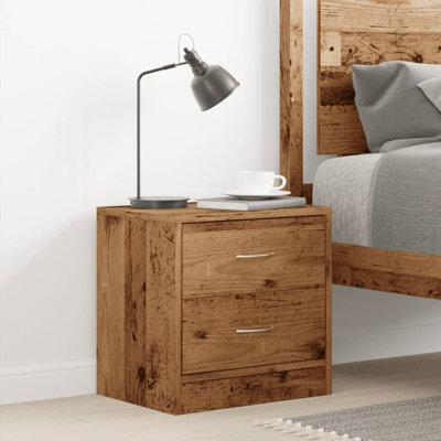 Emlyn 40cm W Manufactured Wood Bedside Table