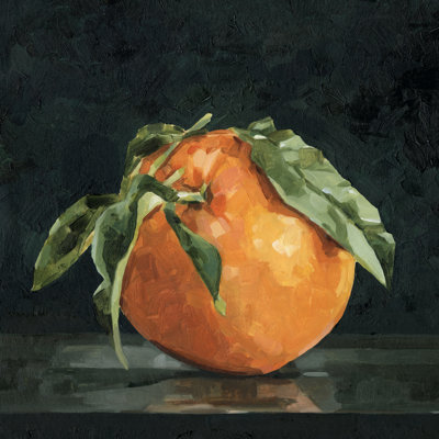 Nature morte orange foncé II