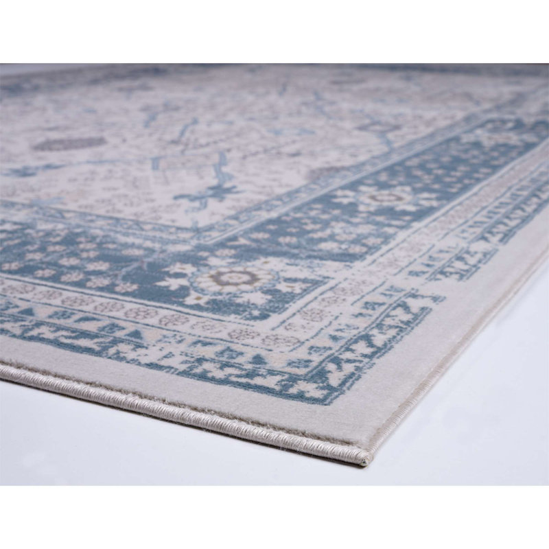 Tapis oriental bleu clair Payne, Rectangle 8 pi x 10 pi