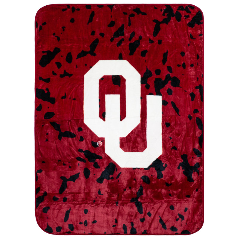 NCAA Knitted Throw Blanket, Oklahoma