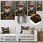 Ami fongique rouge, bleu et gnome - art mural gnome-1414513590-1414513581