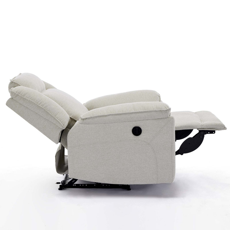 97cm Wide Wall Recliner Home Theatre Recliner, Beige