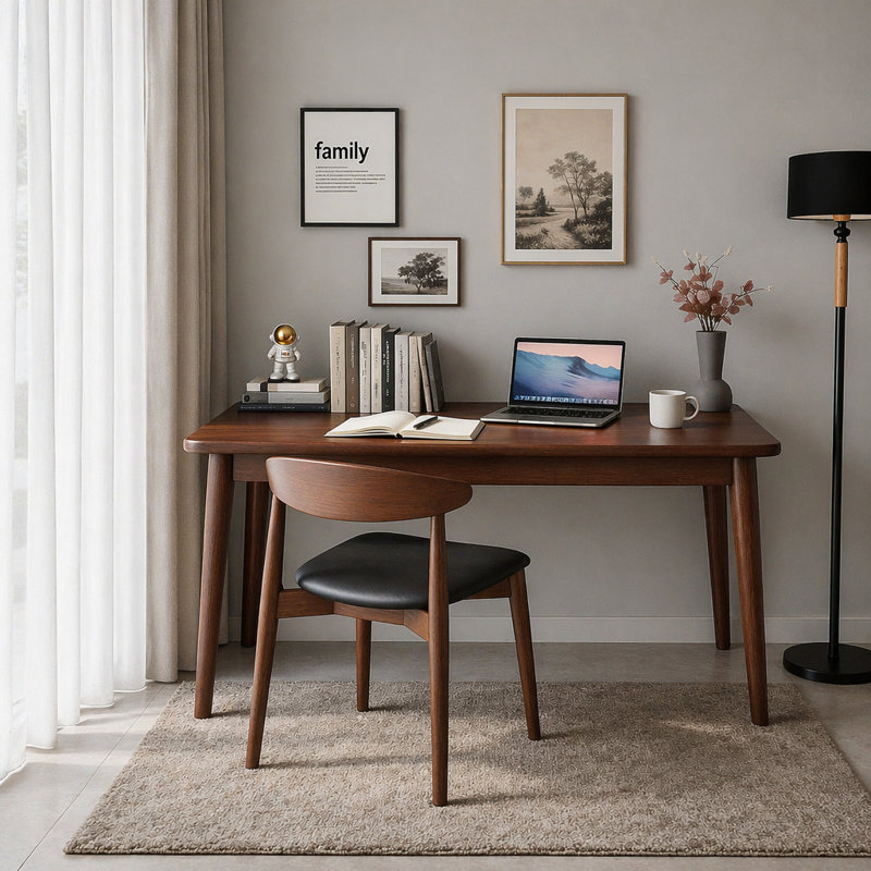Modern Solid Wooden Desk