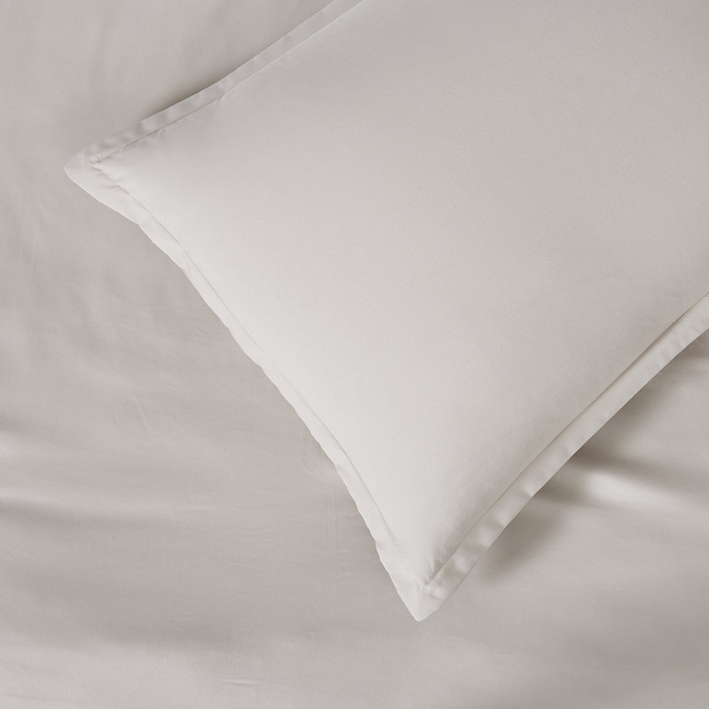 Ensemble d'édredon en microfibre, Taupe, Édredon de grande taille et 6 pièces supplément