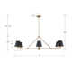 Kinston 6 Light Metal Dimmable Chandelier
