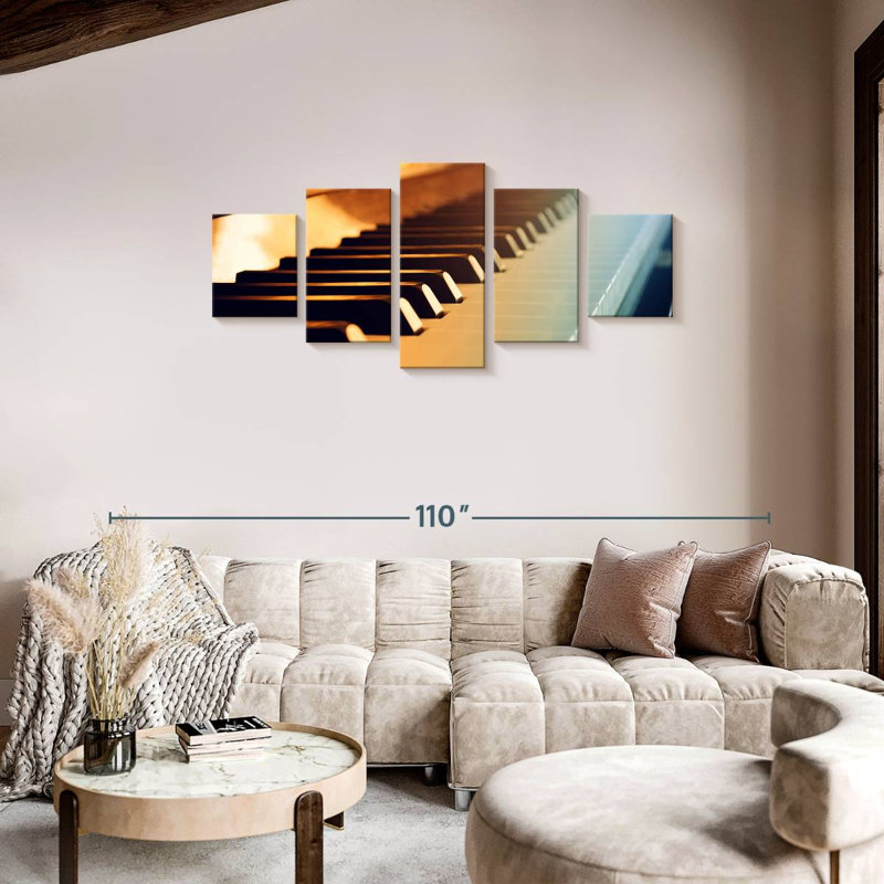 Morning Piano, 34" H x 74" W