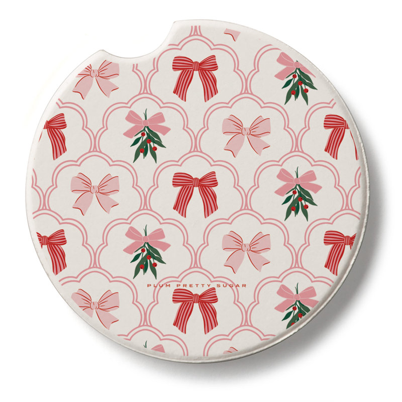 Sous-verre pour voiture Holiday Bows